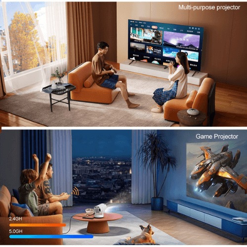Smart Dual-System Gaming Projector