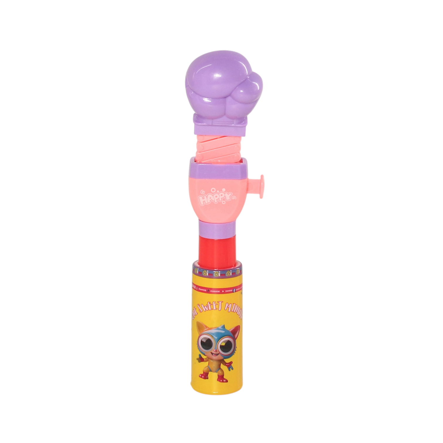 One Sweet Minute Candy Tube with Toy Top 20g - Pack of 50