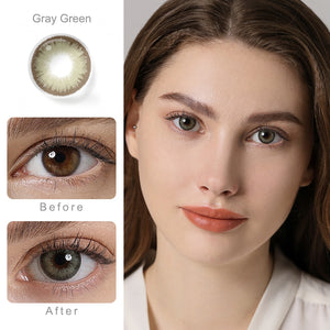 Contact Lenses - Gray Green
