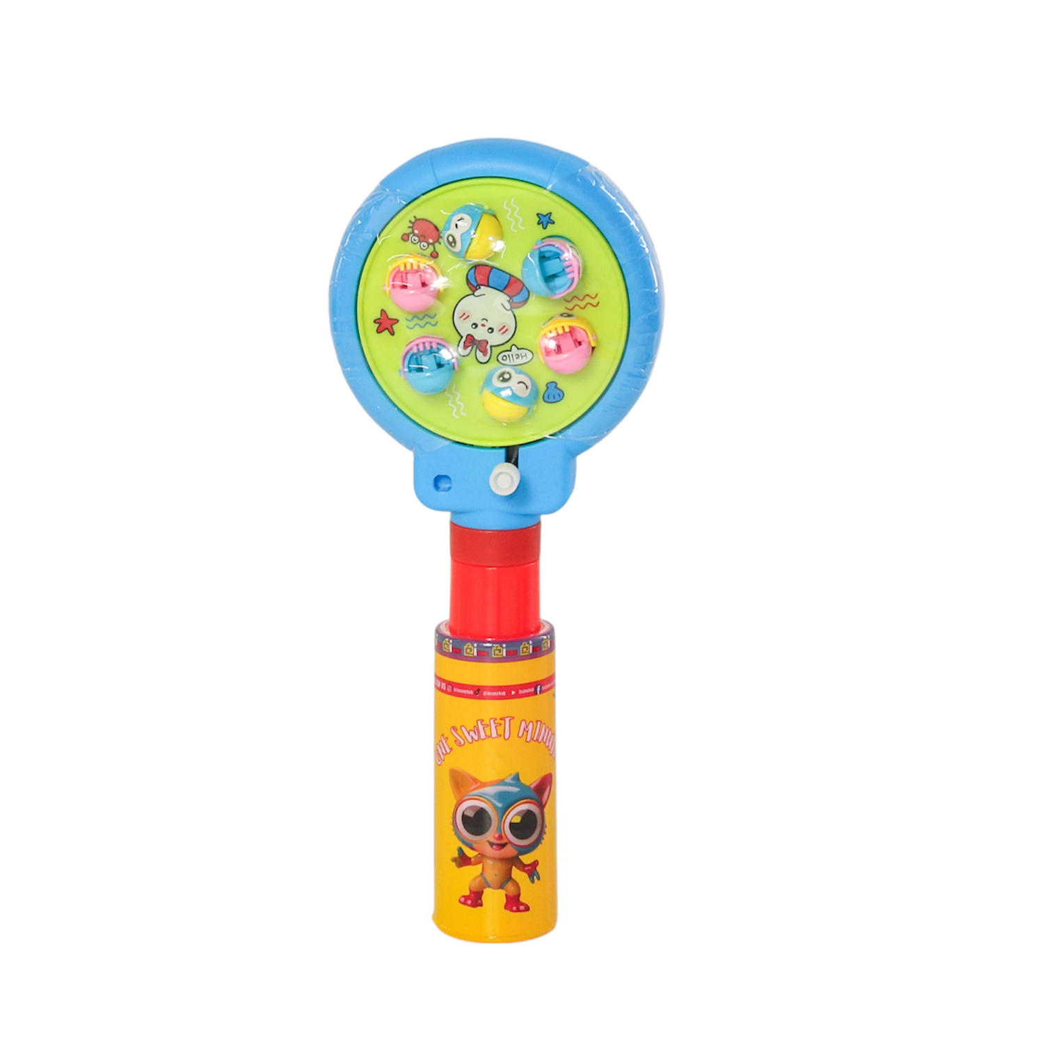 One Sweet Minute Candy Tube with Toy Top 20g - Pack of 50