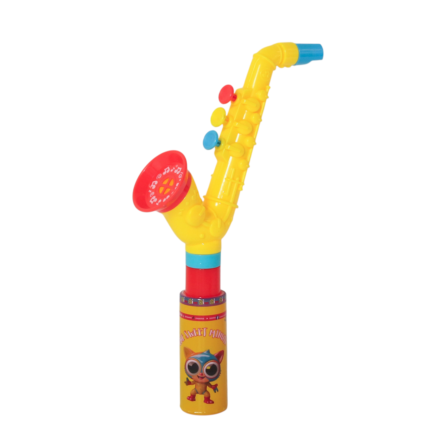 One Sweet Minute Candy Tube with Toy Top 20g - Pack of 50