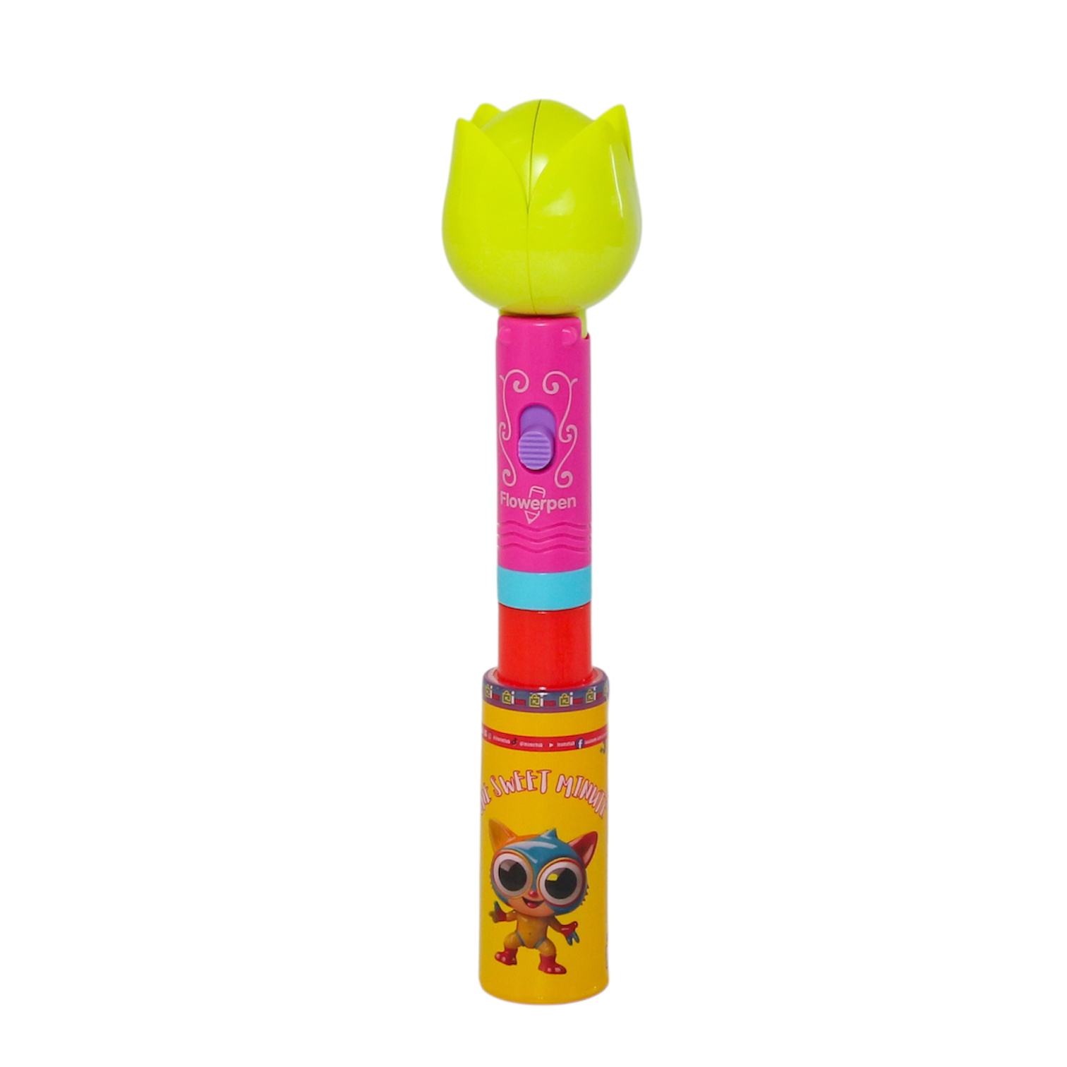 One Sweet Minute Candy Tube with Toy Top 20g - Pack of 50