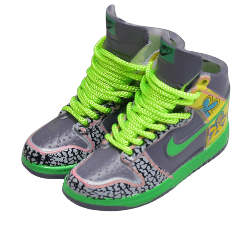 3D Printed Mini Sneaker Keychain Refill Pack – Pack of 10 Mixed Styles