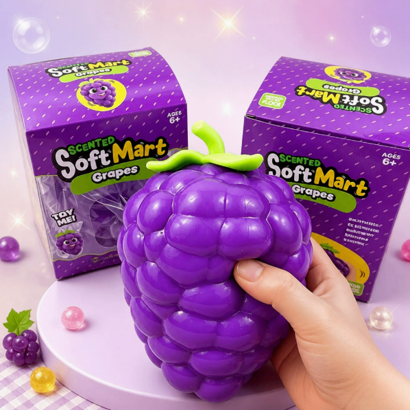Jumbo BIG Grape Squishy 6pc per box 13.5