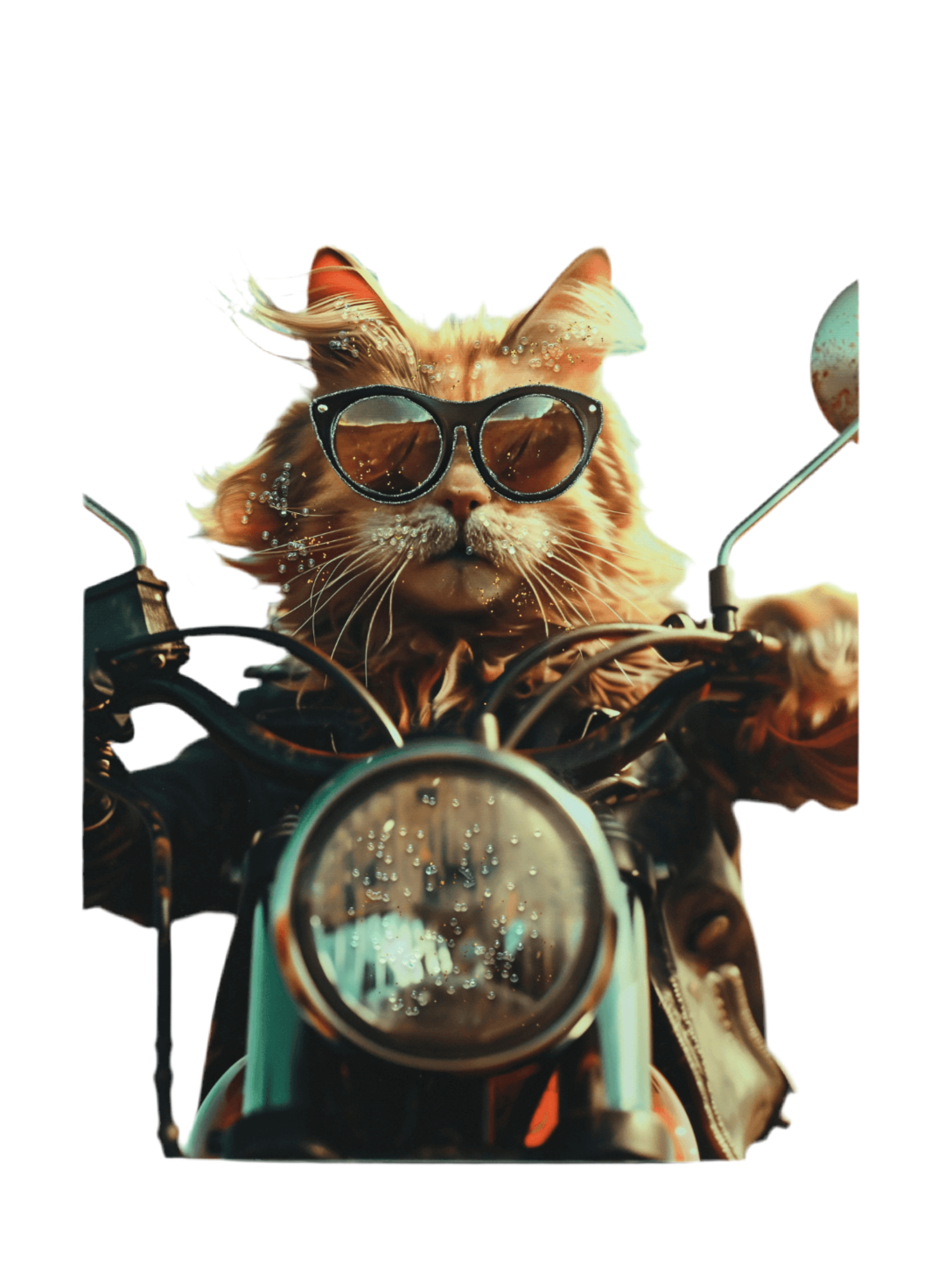 Acrylic AI Wall Art Rider Meowt