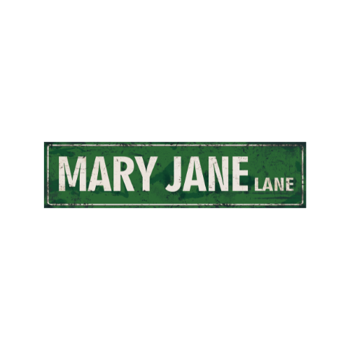 Tin Signs 10x40cm Wall Decor - Mary Jane