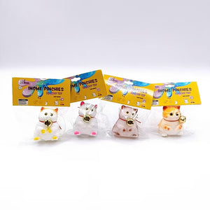 Large Squishy Dun Dun Cat Pinchy Toys - Box of 12 Pieces