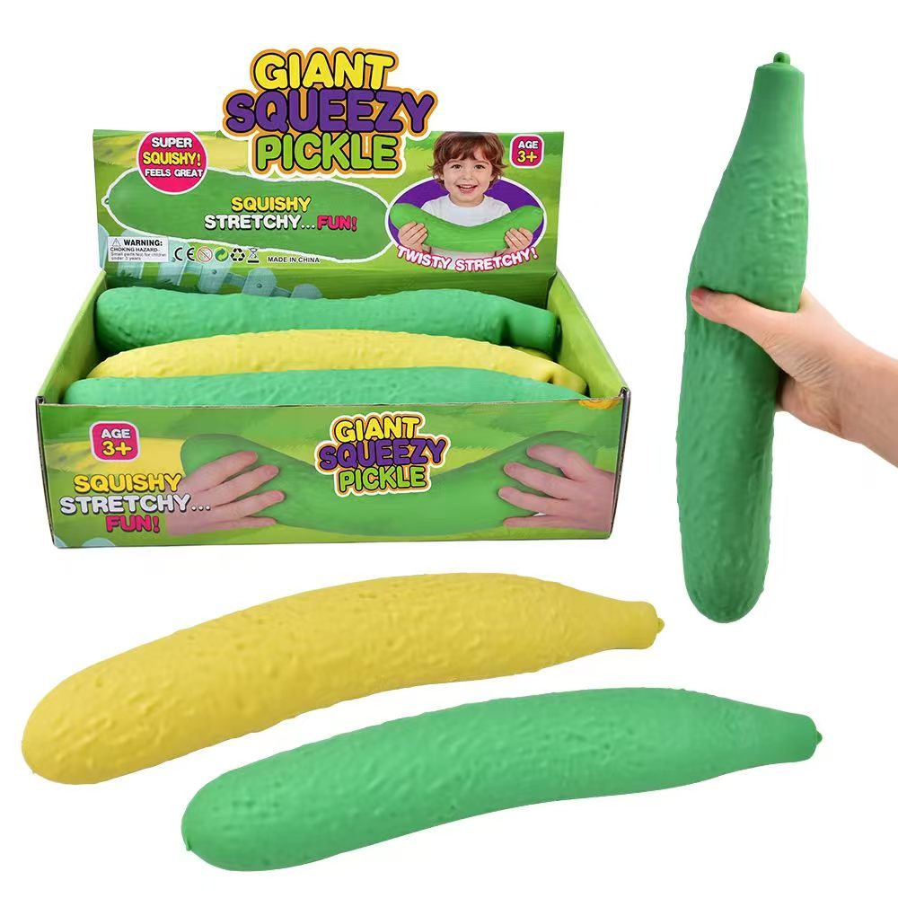 Jumbo Cucumber Squishy 6pc per box 40cm