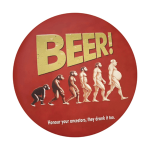 Vintage Tin Beer Caps – 35cm Wall Decor Beer