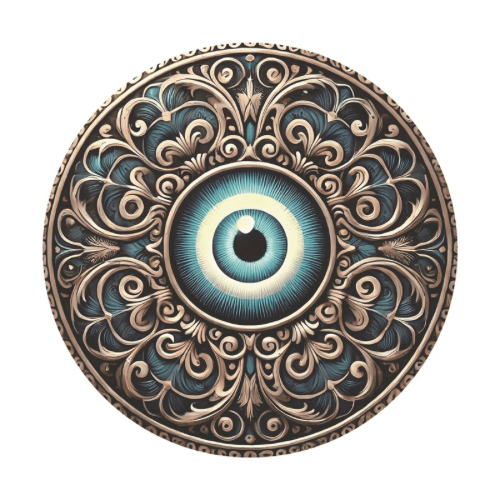 Vintage Tin Beer Caps – 35cm Wall Decor The Eye