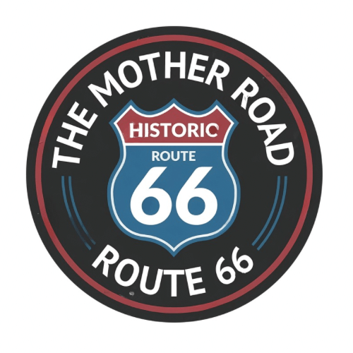 Vintage Tin Beer Caps – 35cm Wall Decor Route 66