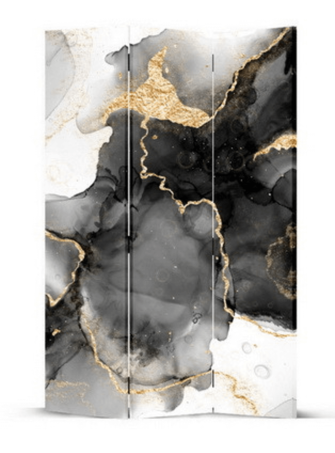 Room Divider - Abstract Gold