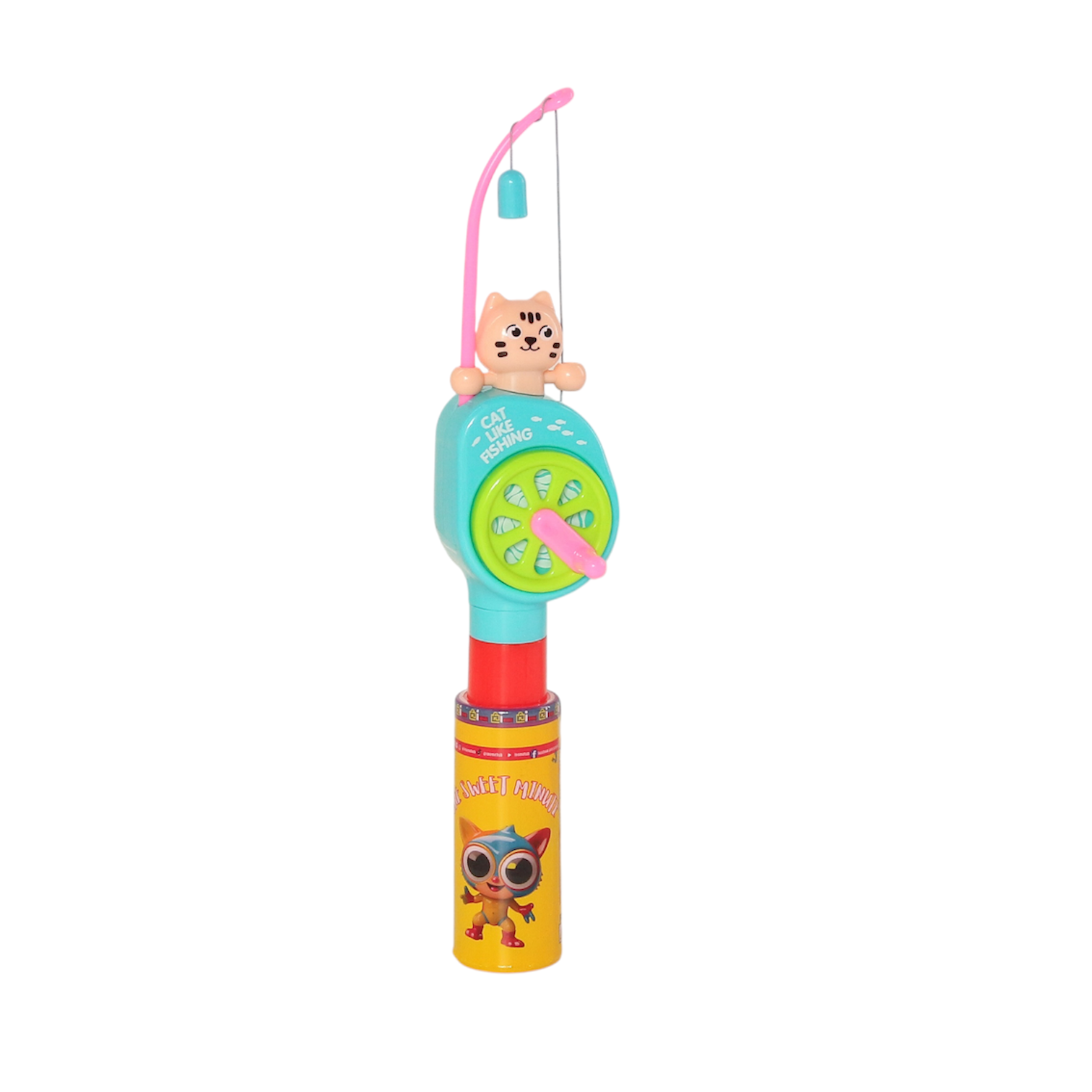 One Sweet Minute Candy Tube with Toy Top 20g - Pack of 50