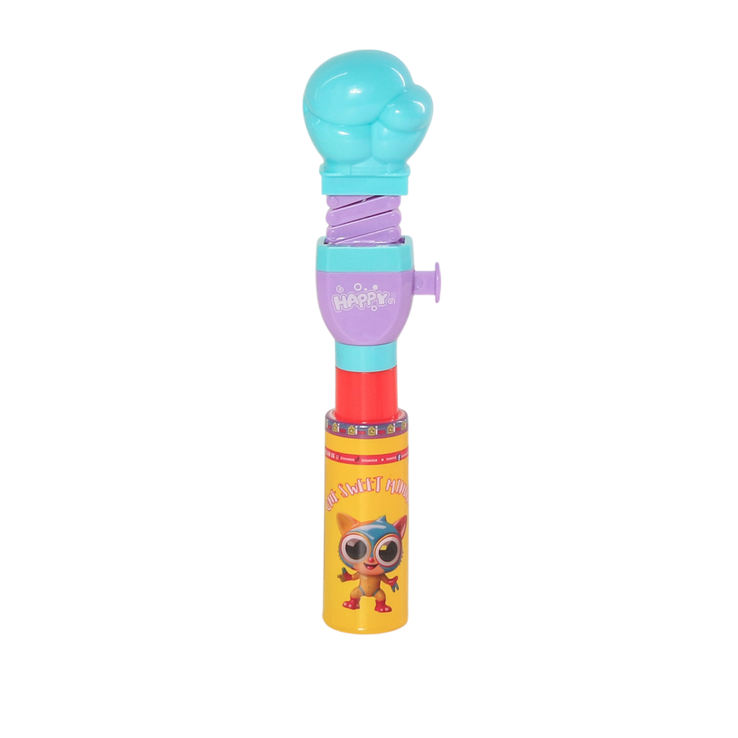 One Sweet Minute Candy Tube with Toy Top 20g - Pack of 50