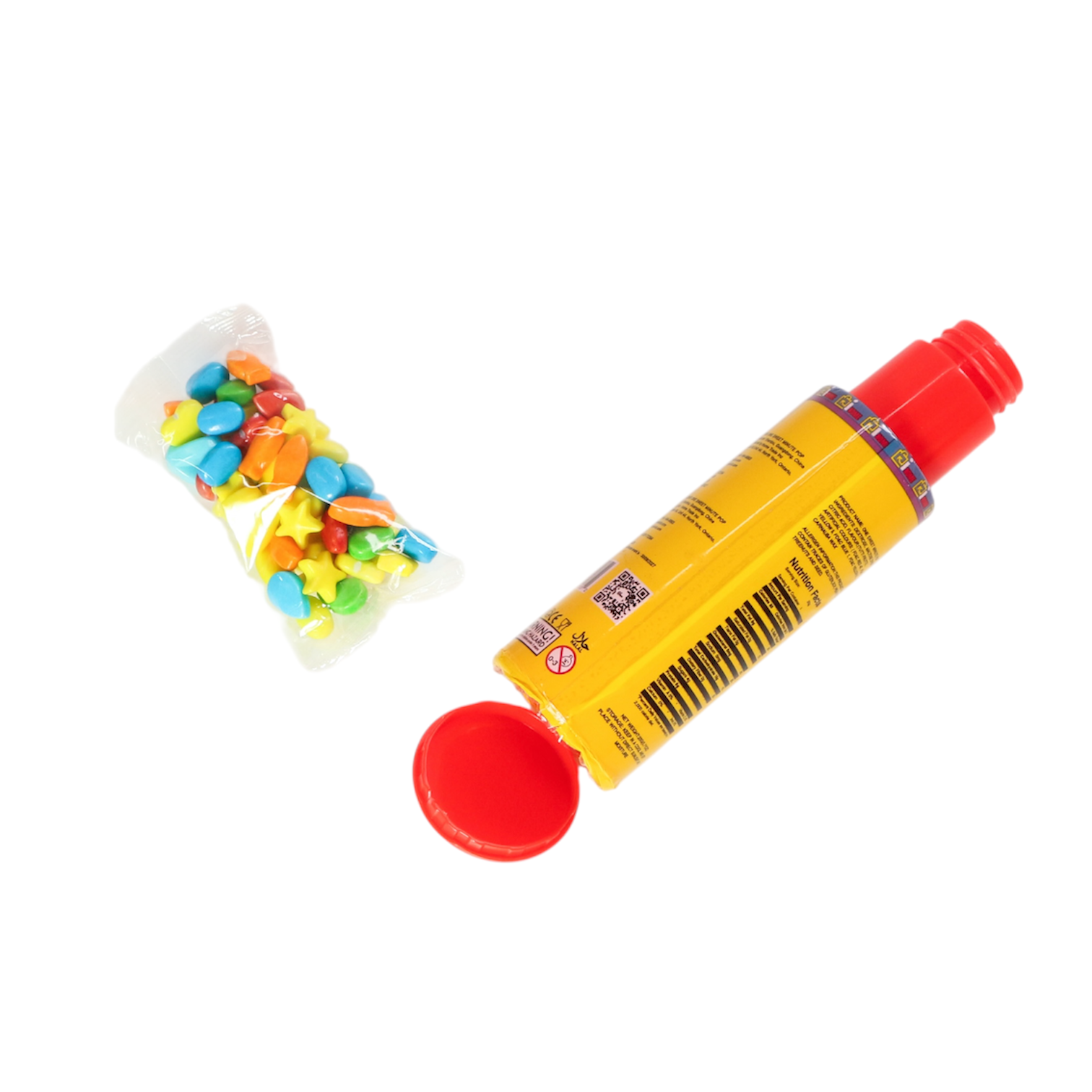 One Sweet Minute Candy Tube with Toy Top 20g - Pack of 50