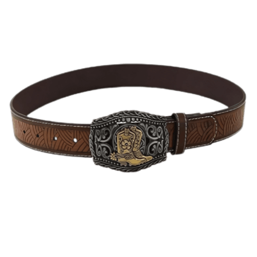 Cowboy Belt Buckle Boots