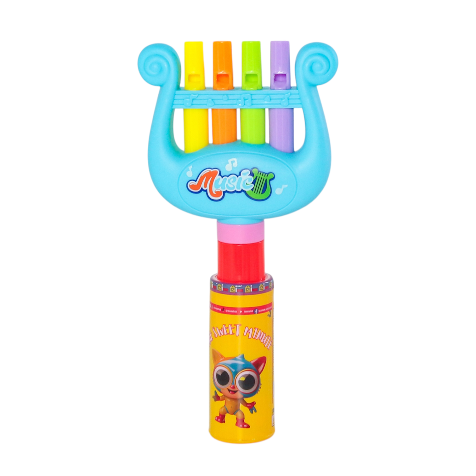 One Sweet Minute Candy Tube with Toy Top 20g - Pack of 50