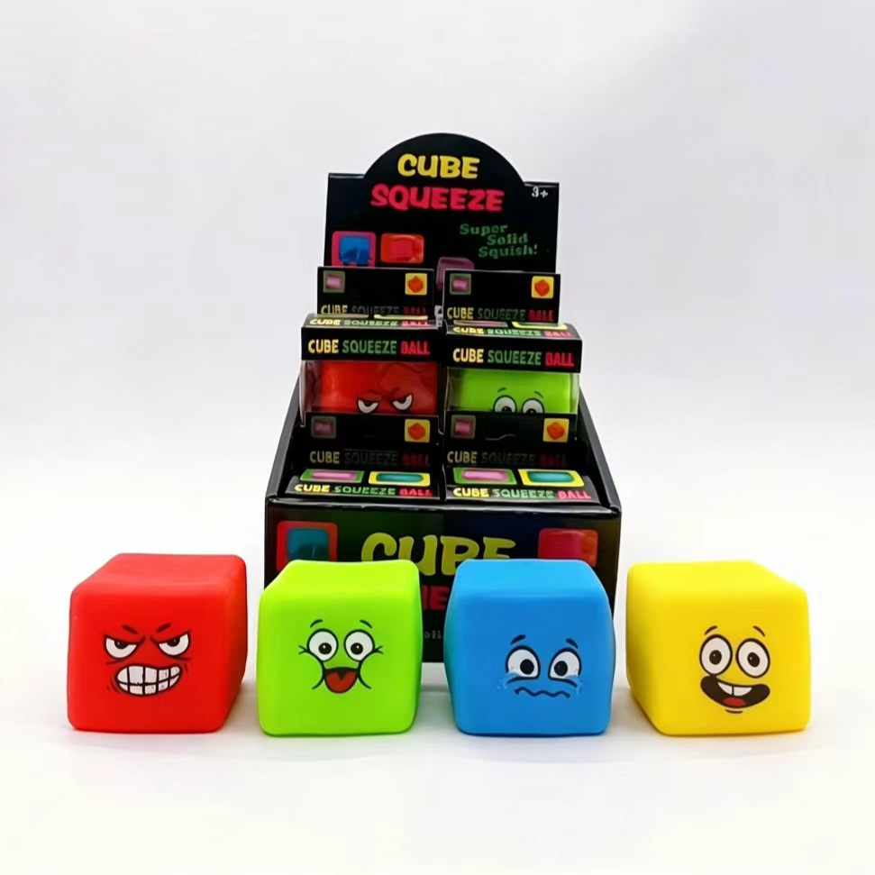 Squishy Emoji Cubes 6cm