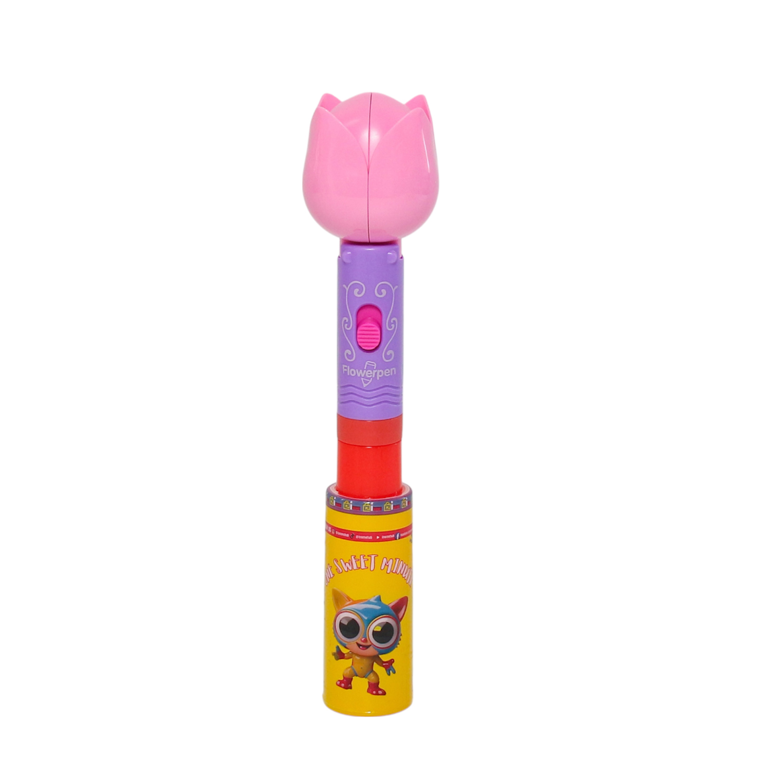 One Sweet Minute Candy Tube with Toy Top 20g - Pack of 50