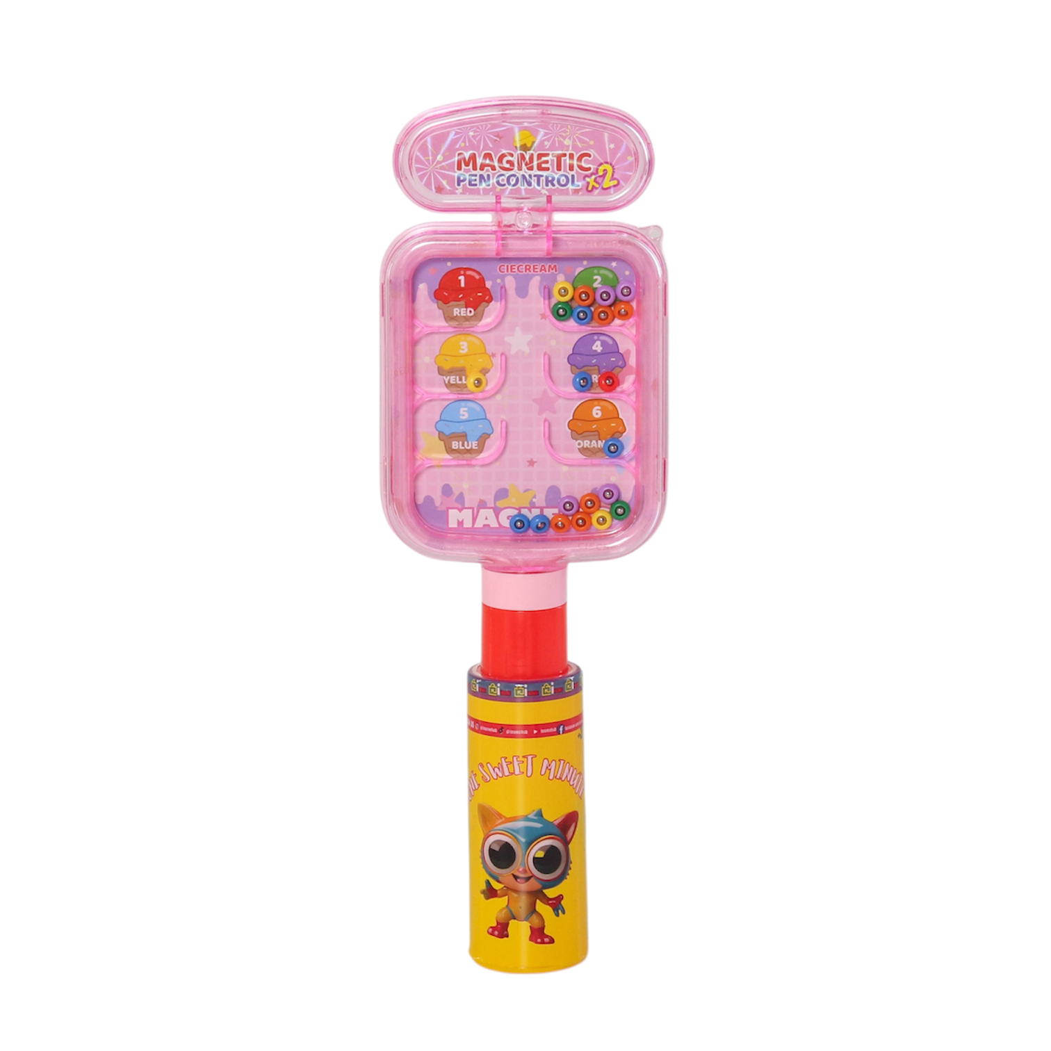 One Sweet Minute Candy Tube with Toy Top 20g - Pack of 50