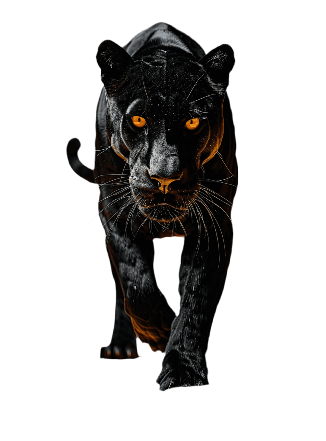 Acrylic AI Wall Art Panther's Gaze