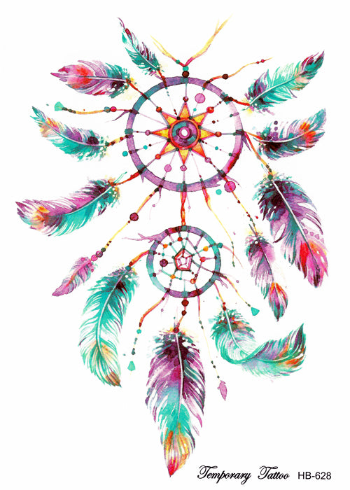 15 Piece Temporary Tattoo Refill package – Half Arm Designs