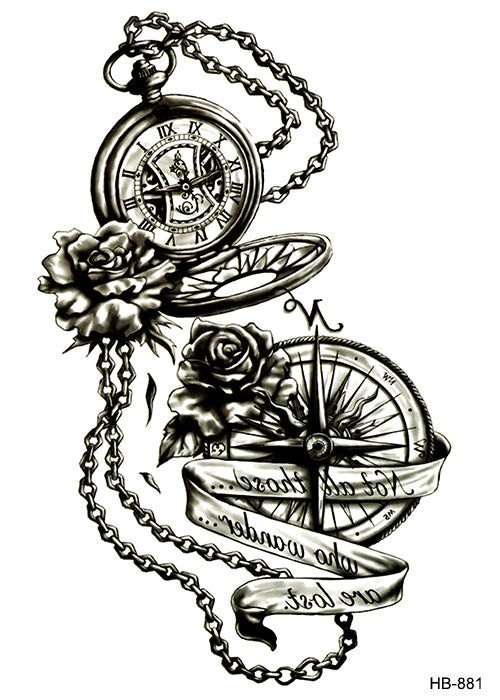 15 Piece Temporary Tattoo Refill package – Half Arm Designs