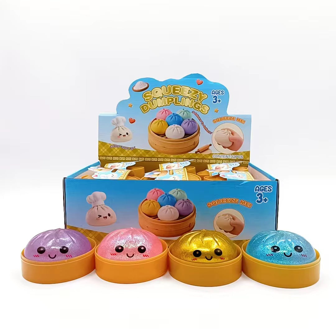 Pre-Order-Expected ship date: July 10-15 8.5 cm Maltose Dumpling squishy(12pc per box)