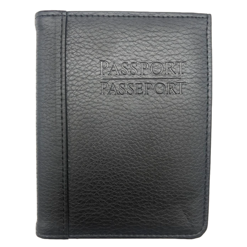 RFID Passport Holder Travel Wallet – Premium PU Leather Passport Cover for Men & Women, RFID Blocking Passport Case