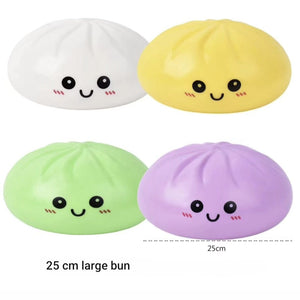 Pre-Order-Expected ship date: July 10-15 25CM Giant Mystery Dumpling Buns Squishy Toy