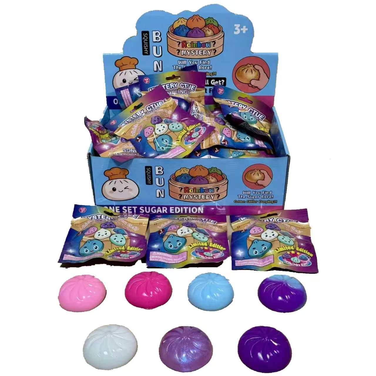 Pre-Order-Expected ship date: July 10-15 5.5cm Mystery Dumpling Squishy Taba /Bags (40pcs per box)