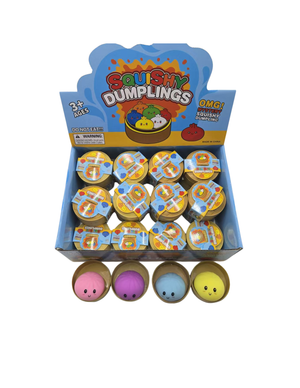Pre-Order-Expected ship date: July 10-15 5cm Small Smile Mystery Dumpling Squishy (24pcs per box)