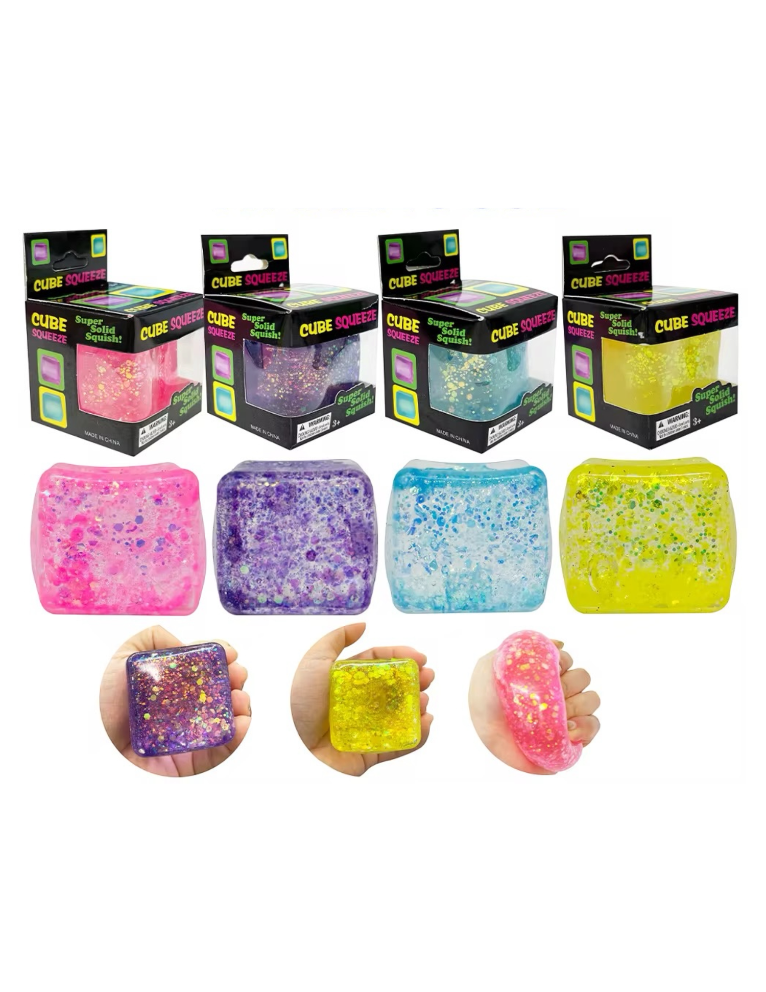 Pre-Order-Expected ship date: July 10-15 5cm Maltose Glitter Cube