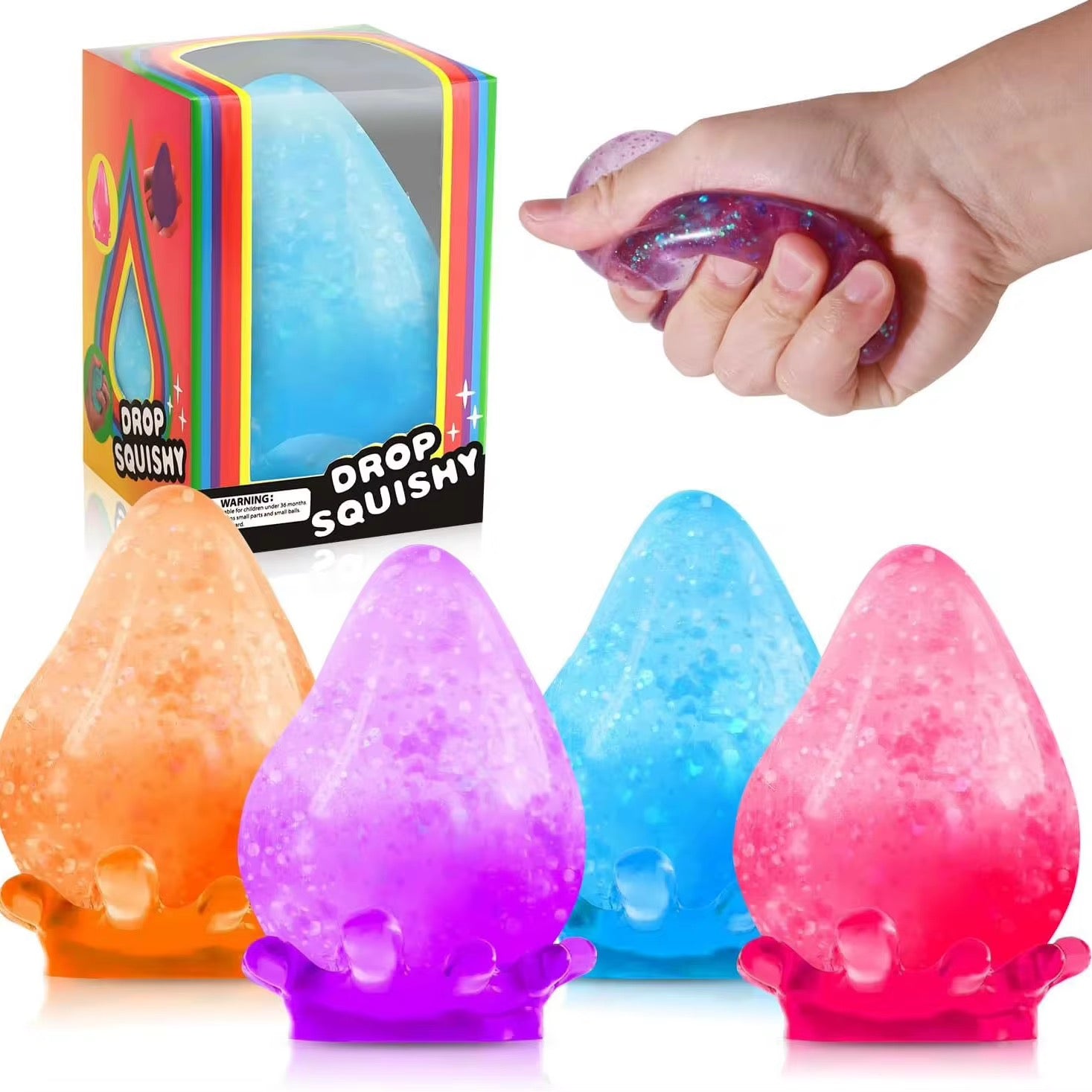 Pre-Order-Expected ship date: July 10-15 8cm  Maltose Droplets squishy