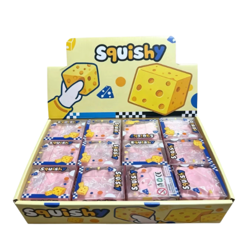 6cm Vaseline Cheese Yellow & Pink Box of 12