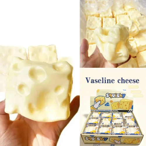 6cm Vaseline Cheese Yellow & Pink Box of 12
