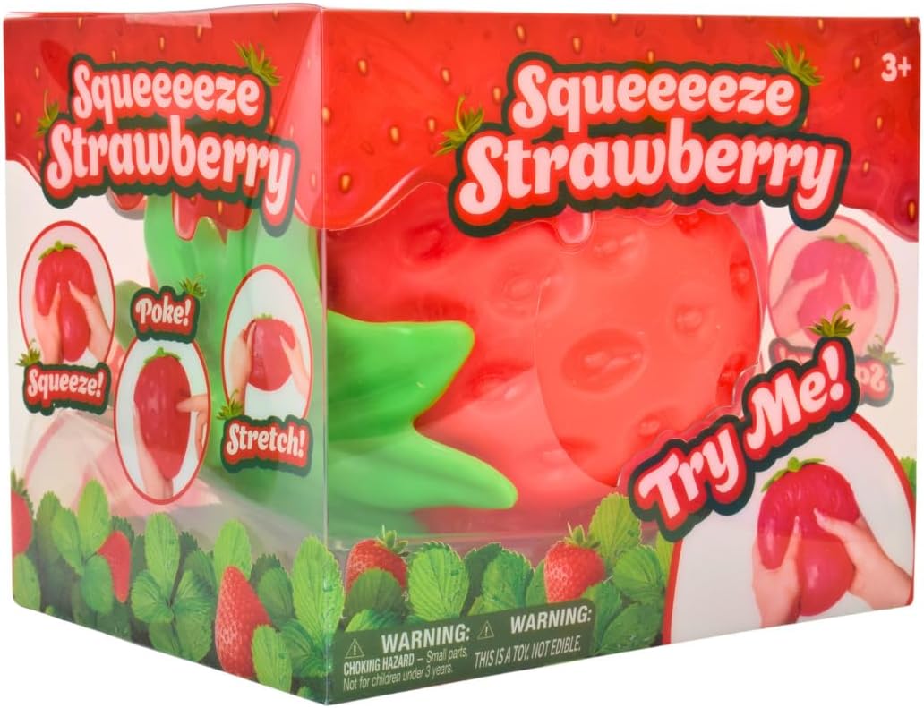 Jumbo Strawberry Squishy 6pc per box 13.5