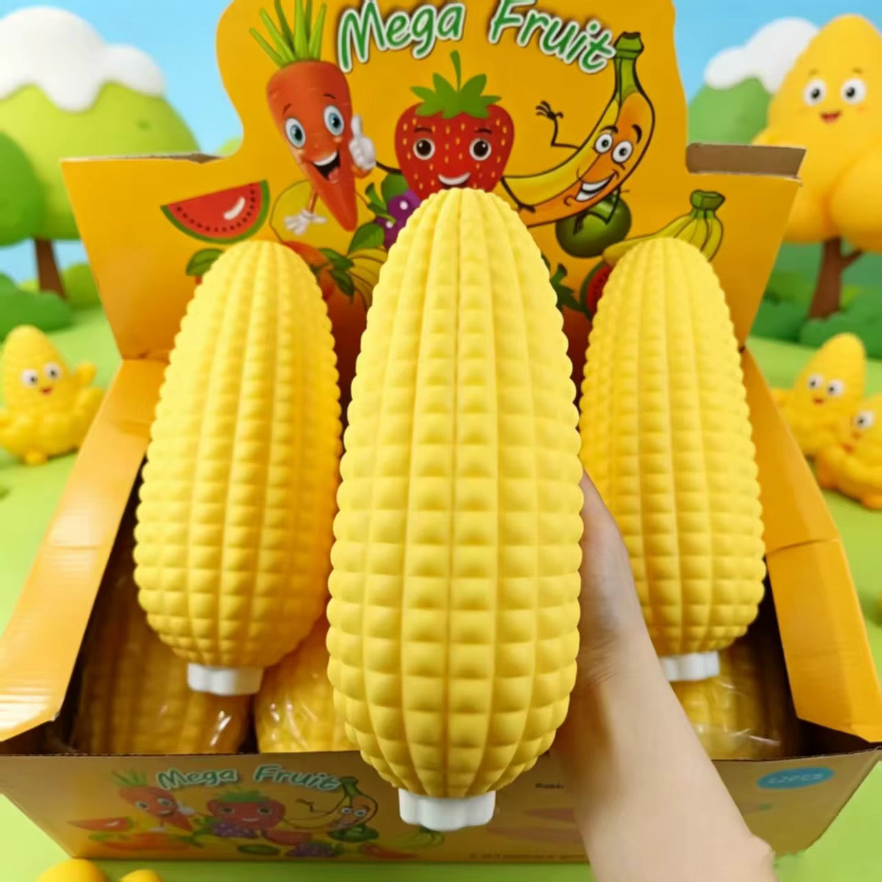 BIG Corn Squishy 6pc per box 18cm