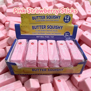 5.5 cm Strawberry Butter Squishy