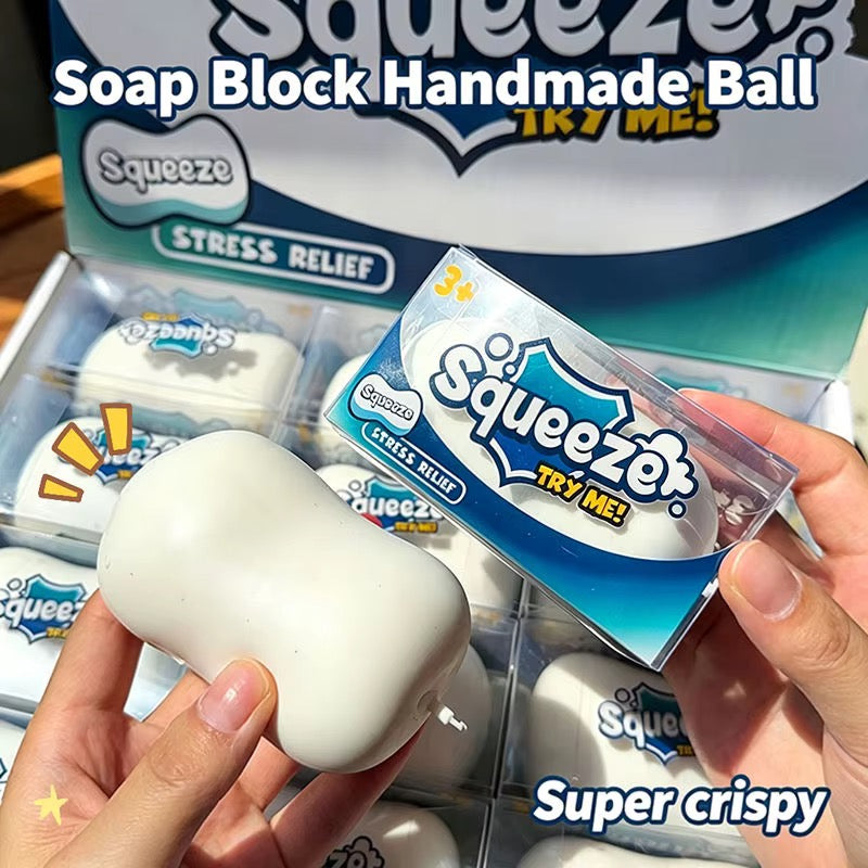 CRUNCHY WHITE SOAP SQUISHY 9CM