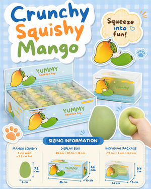 CRUNCHY MANGO SQUISHY 7.5cm
