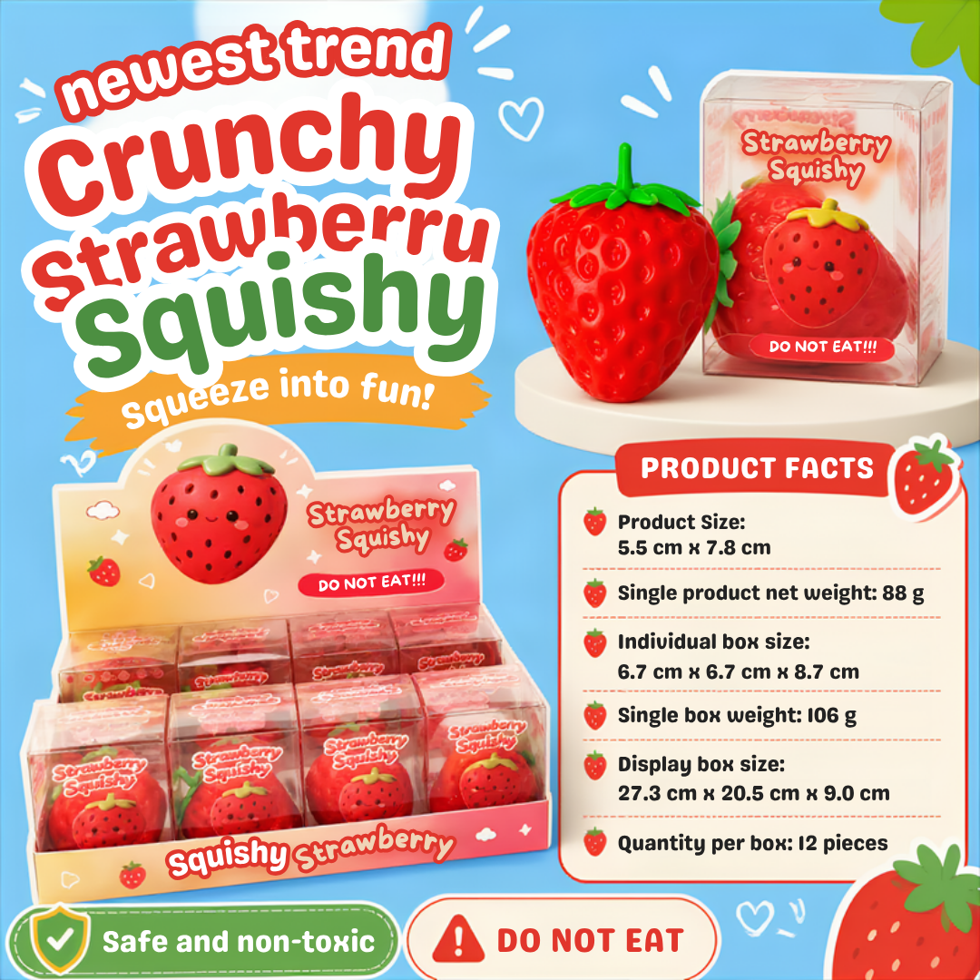 CRUNCHY Strawberry-12Pc per Box
