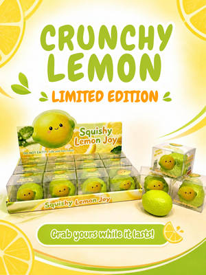 CRUNCHY LEMON SQUISHY  | 12-Piece Display Box