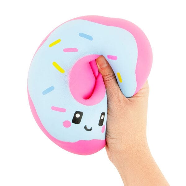 Jumbo Doughnut Squishy TPR 17cm-12pc