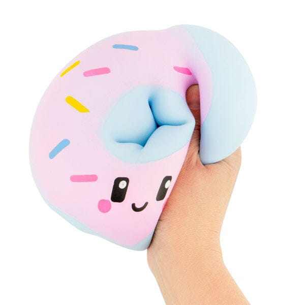 Jumbo Doughnut Squishy TPR 17cm-12pc
