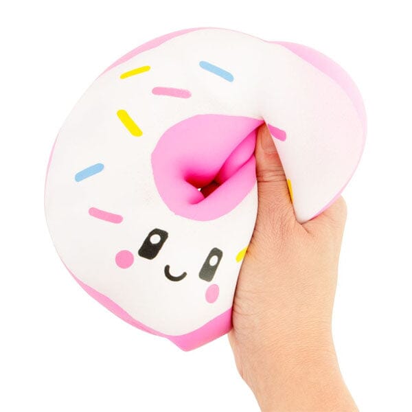 Jumbo Doughnut Squishy TPR 17cm-12pc