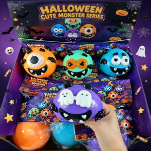 Smushy Halloween face squishies| 6 PCs