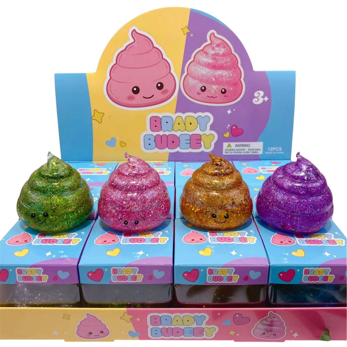 SUGAR POOP DECOMPRESSION SQUISHY TOY – 12pcs per Box | 5cm