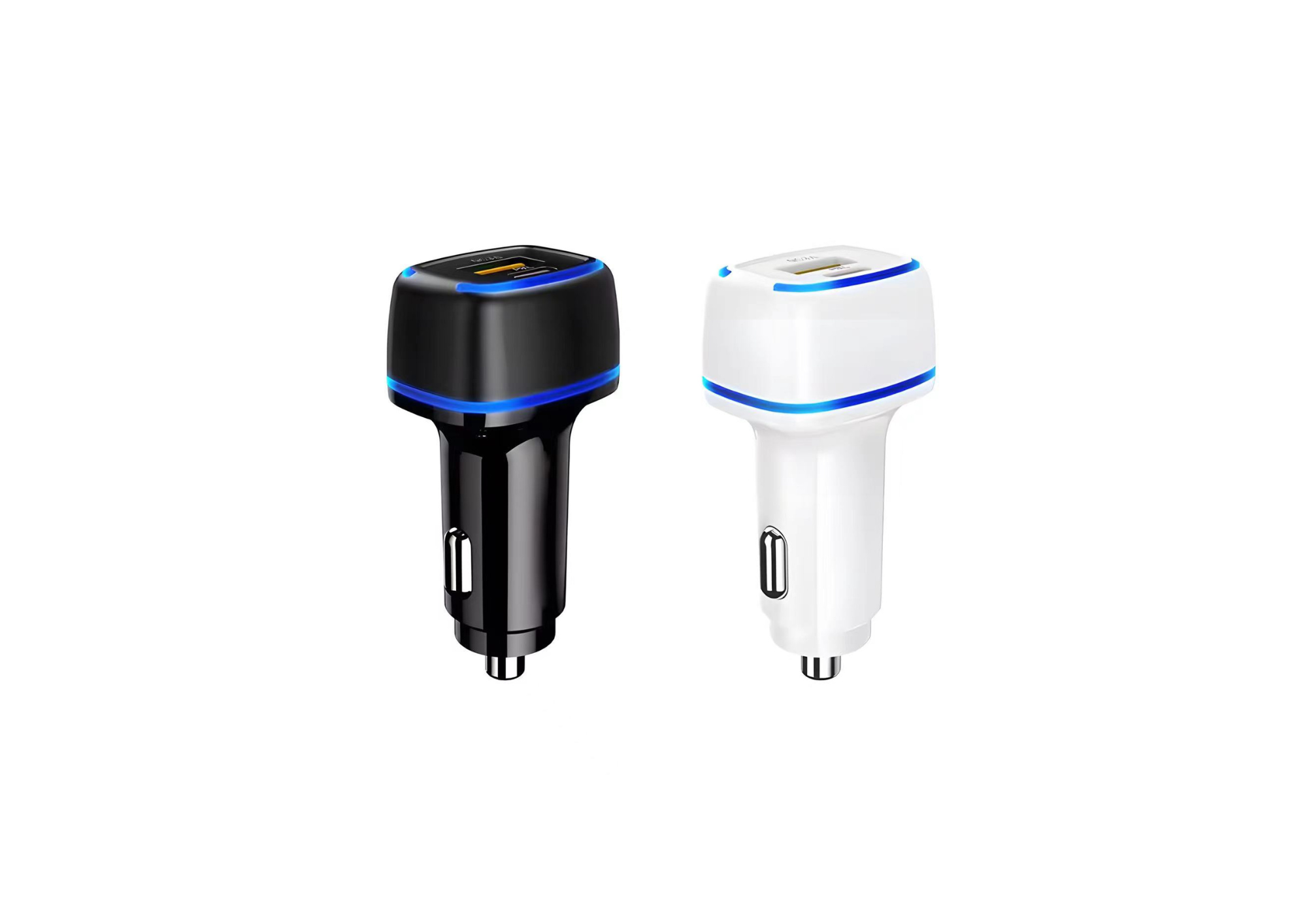 Dual Port 50W Fast Car Charger - Pack of 10