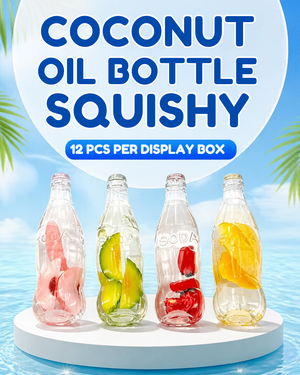 Coconut oil Fruit Bottle | 12-Piece  13cm In box+Display Box